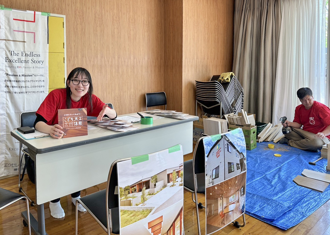 「松阪いきいきフェスタ」に参加。「こども木工工作体験」を楽しんでいただきました