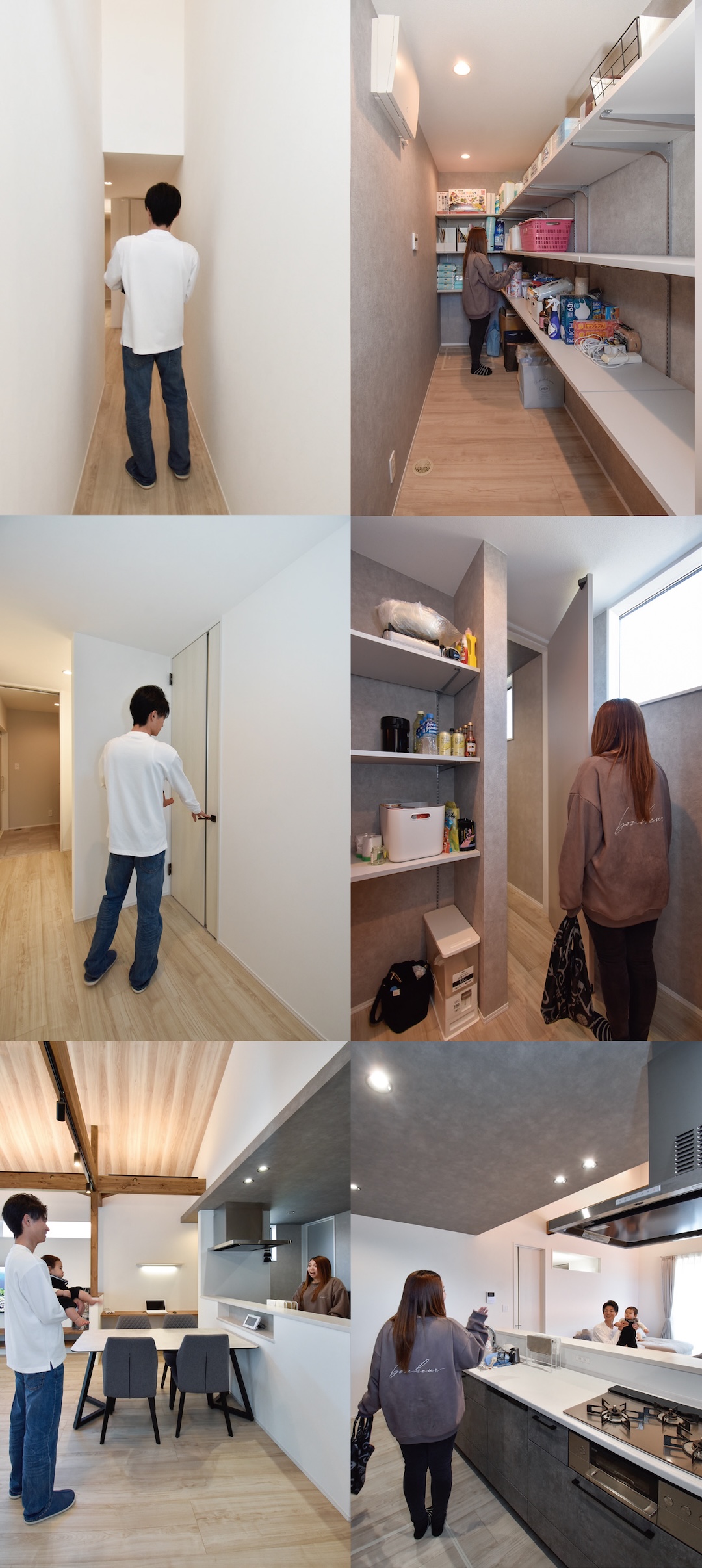 大屋根が映える「平屋風二階建て」の家